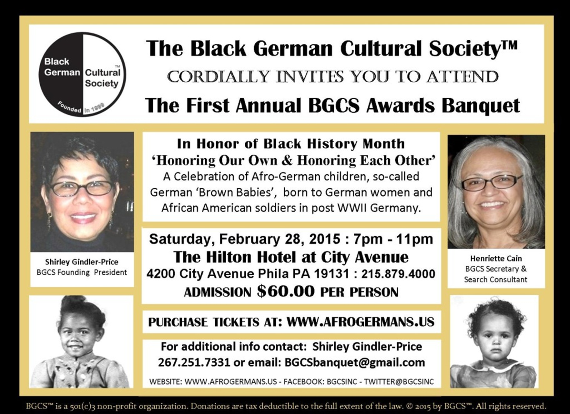 Black German Cultural Society™ Awards Banquet